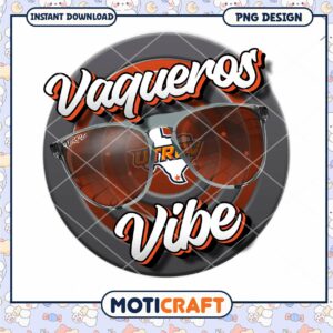 Vaqueros Vibe Cool Sunglasses PNG Instant Download Design