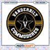 Vanderbilt Commodores Logo Instant Download PNG Design 1 Vanderbilt Commodores Logo Instant Download PNG Design