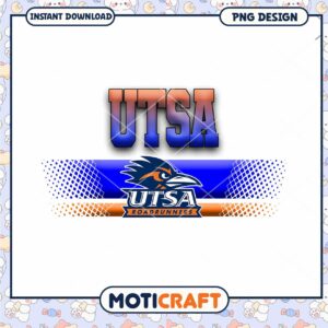 UTSA Roadrunners PNG Instant Download Design File