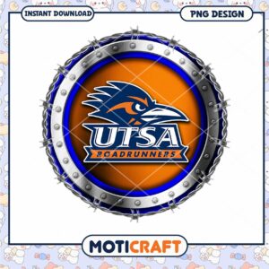 UTSA Roadrunners PNG Logo Design Instant Download Art