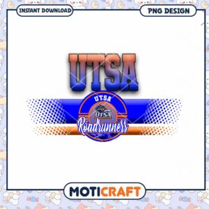 UTSA Roadrunners PNG Design Instant Download File