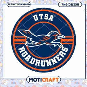 UTSA Roadrunners Logo Instant Download PNG Design