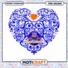 UTSA Roadrunners Heart PNG Design for Instant Download