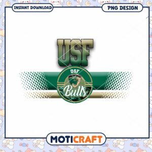 USF Bulls PNG Design Instant Download Graphic Art