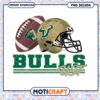 USF Bulls Football Helmet and Ball PNG Design Download 2 USF Bulls Football Helmet and Ball PNG Design Download