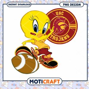 USC Trojans Tweety Bird PNG Design Instant Download