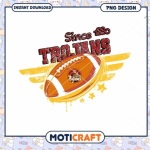 USC Trojans Football Since 1880 PNG Design Download