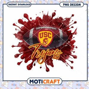 USC Trojans Football PNG Design for Instant Download