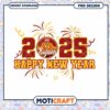 USC Trojans 2025 Happy New Year PNG Graphic Design