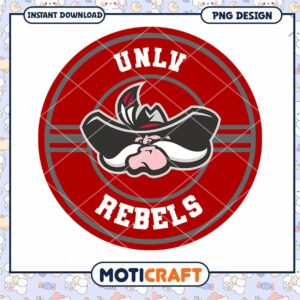 UNLV Rebels Logo PNG Instant Download for Fans
