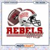UNLV Rebels Football Helmet and Ball PNG Design Download 1 UNLV Rebels Football Helmet and Ball PNG Design Download