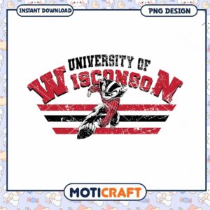 University of Wisconsin Badger PNG Art Instant Download