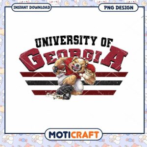 University of Georgia Football PNG Design Downloadable Art