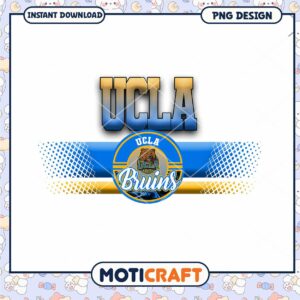 UCLA Bruins PNG Design for Instant Download Use