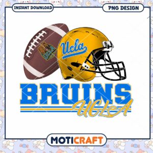 UCLA Bruins Football Helmet PNG Design for Download
