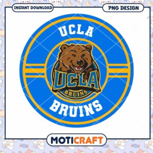 UCLA Bruins Bear Logo Downloadable PNG Design
