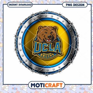 UCLA Bruins Bear Logo PNG Instant Download Design