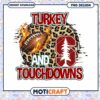 Turkey Touchdowns PNG Design for Thanksgiving Fun