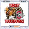 Turkey Touchdowns Ohio State Football PNG Design Download 2 Turkey Touchdowns Ohio State Football PNG Design Download