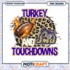Turkey Touchdowns JMU PNG Design Instant Download Art