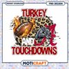 Turkey Touchdowns Football PNG for Thanksgiving Fun