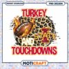 Turkey Touchdowns Football PNG Design for Fans 2 Turkey Touchdowns Football PNG Design for Fans