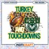 Turkey CSUs and Touchdowns PNG Instant Download Design