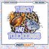 Turkey and Touchdowns PNG Instant Download Design 1 Turkey and Touchdowns PNG Instant Download Design