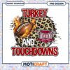 Turkey and Touchdowns PNG Design for Troy Trojans Fans 2 Turkey and Touchdowns PNG Design for Troy Trojans Fans