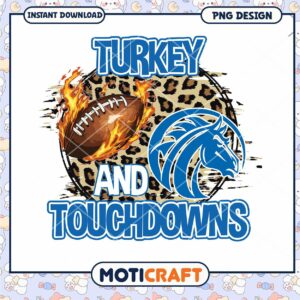 Turkey and Touchdowns PNG Design for Sports Lovers