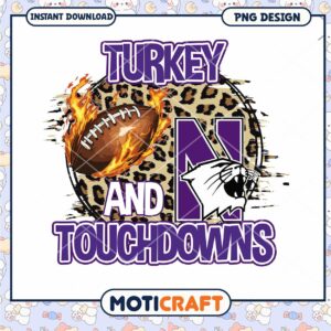 Turkey and Touchdowns PNG Design for Sports Fans