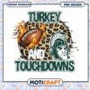 Turkey and Touchdowns PNG Design for Football Fun 2 Turkey and Touchdowns PNG Design for Football Fun