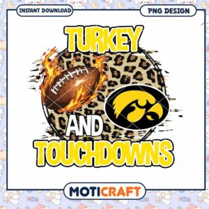 Turkey and Touchdowns PNG Design for Fall Celebrations