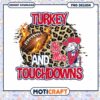 Turkey and Touchdowns Ole Miss PNG Instant Download Design
