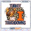 Turkey and Touchdowns Football PNG Download Design 2 Turkey and Touchdowns Football PNG Download Design