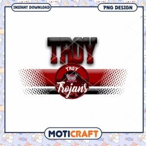 Troy Trojans PNG Design Instant Download for Sports Fans