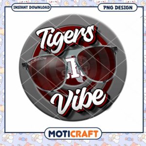 Tigers Vibe Sunglasses PNG Design for Instant Download