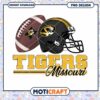 Tigers Missouri Football Helmet and Ball PNG Design 2 Tigers Missouri Football Helmet and Ball PNG Design