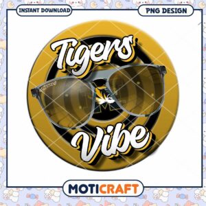 Tigers Vibe Graphic Design PNG for Instant Download