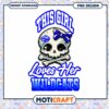This Girl Loves Her Wildcats Skull PNG Design Download