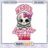 This Girl Loves Her Tide Skull PNG Design Download