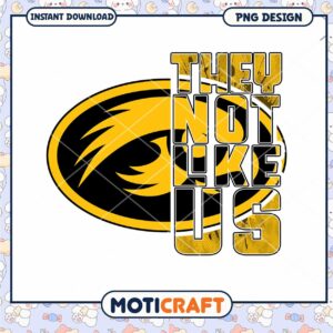 They Not Like Us Team Spirit PNG Design Download