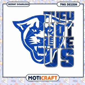 They Not Like Us Panther PNG Graphic Design Download