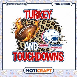 Thanksgiving Turkey and Touchdowns PNG Design Download