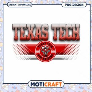 Texas Tech Red Raiders PNG Graphic Instant Download Design