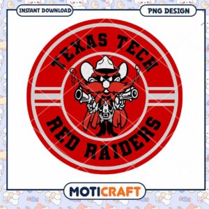 Texas Tech Red Raiders PNG Instant Download Design File