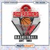 Texas Tech Red Raiders Basketball PNG Design Download