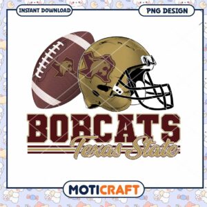 Texas State Bobcats PNG Football Helmet Instant Download