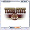 Texas State Bobcats PNG Design for Instant Download