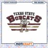 Texas State Bobcats Mascot PNG Download Design 45x50